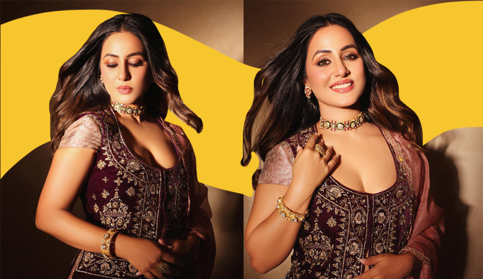 Hina Khan Smartly Switched Her Lehenga Blouse With A Royal Jacket, And We Love It! Hina Khan Smartly Switched Her Lehenga Blouse With A Royal Jacket, And We Love It!