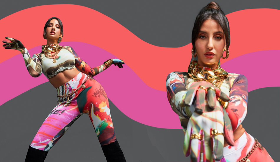 Nora Fatehi’s Printed New Look Is Quite An Attention Seeker! Nora Fatehi’s Printed New Look Is Quite An Attention Seeker!