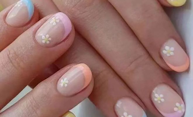 Acrylic-Clear-Gel-Nail-Art-Ideas-To-Try-Glitter-Marble 