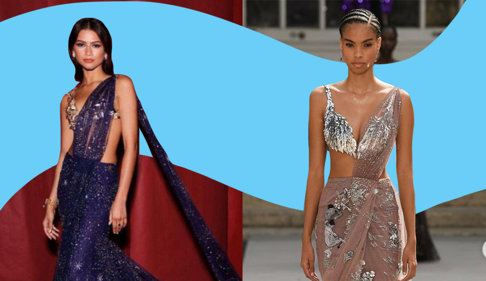 Rahul Mishra Honours His Popular Zendaya NMACC Saree At Paris Couture Week Rahul Mishra Honours His Popular Zendaya NMACC Saree At Paris Couture Week