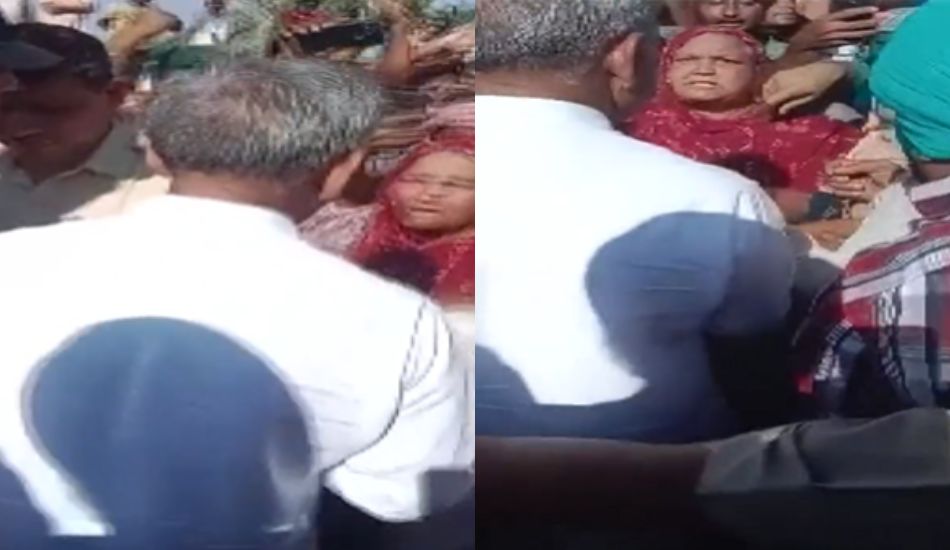 Haryana-Woman-slaps-mla-during-flood-area-visit-see-viral-video