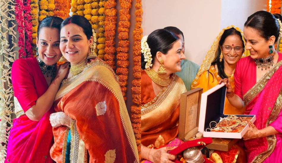 Kangana Ranaut जल्द ही बनेगी बुआ, शेयर की भाभी Ritu के गोदभराई की प्यारी तस्वीरें! Kangana Ranaut जल्द ही बनेगी बुआ, शेयर की भाभी Ritu के गोदभराई की प्यारी तस्वीरें!