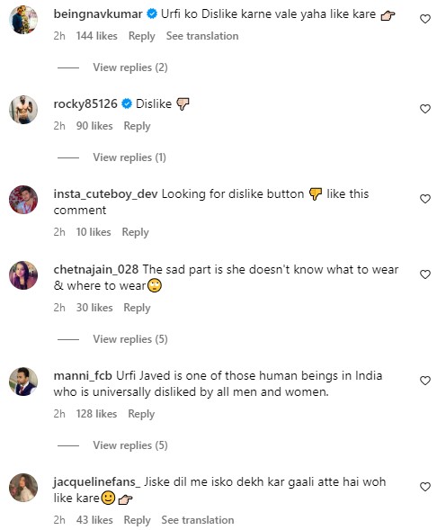 netizens-trolls-Uorfi-Javed-new-purple-net-outfit-gown-reactions