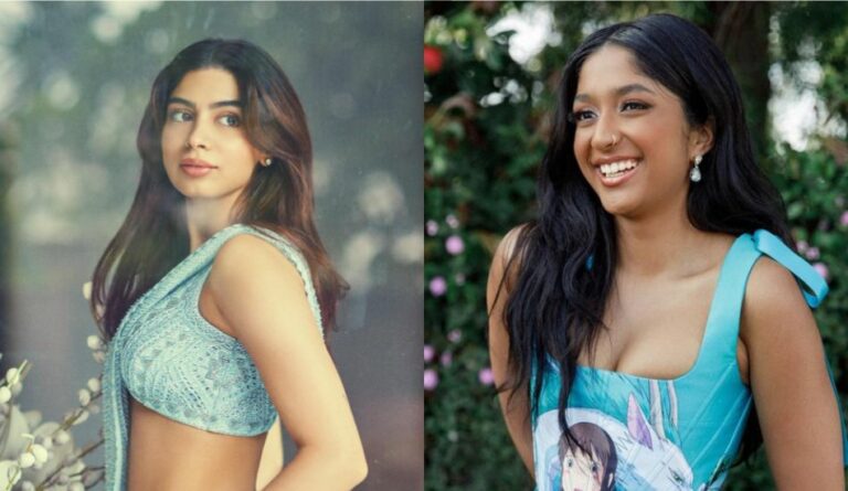 never-have-i-ever-maitreyi-ramakrishnan-comment-khushi-kapoor-saree-post-instagram-flirt
