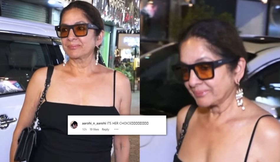 Neena Gupta’s Cute Black Dress Sparks A Debate On Social Media, Compliments Overpower Trolls!