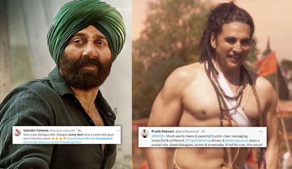 twitter-reviews-omg-gadar-2-sunny-deol-akshay-kumar-ameesha-patel-pankaj-tripathi-yami-gautam