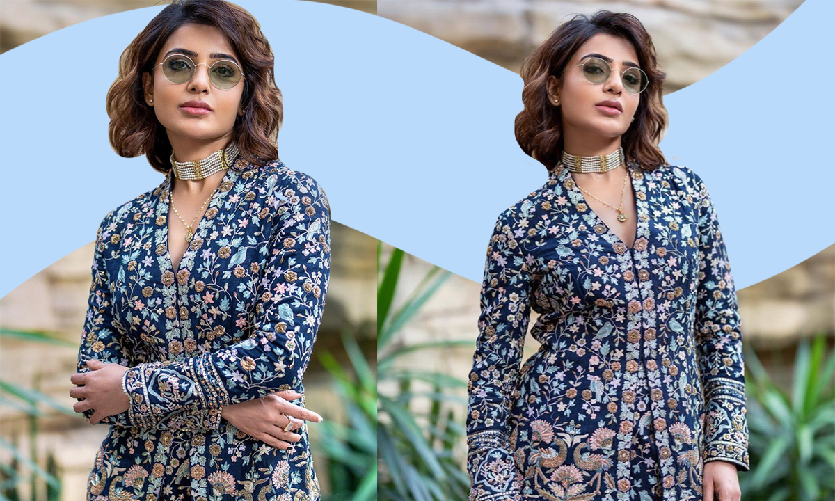 Can Kushi Star Samantha Ruth Prabhu Stop Looking This Gorgeous In This Traditional Co-ord Set?