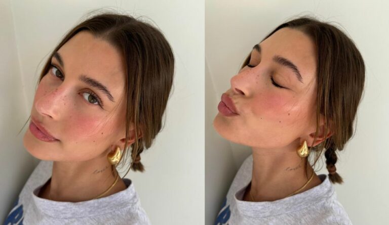 What-Is-The-Strawberry-Girl-Makeup-Trend-Hailey-Beiber-Flushed-Glow