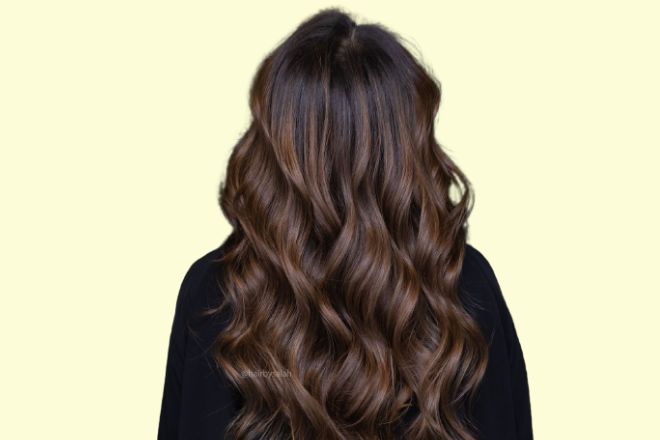 chestnut hair colour on indian hair 