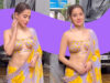 Uorfi Javed’s Bold New Saree Delivers A Delightful Desi Moment