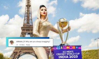 urvashi-rautela-first-indian-actor-unveil-trophy-icc-men-world-cup-2023-pictures