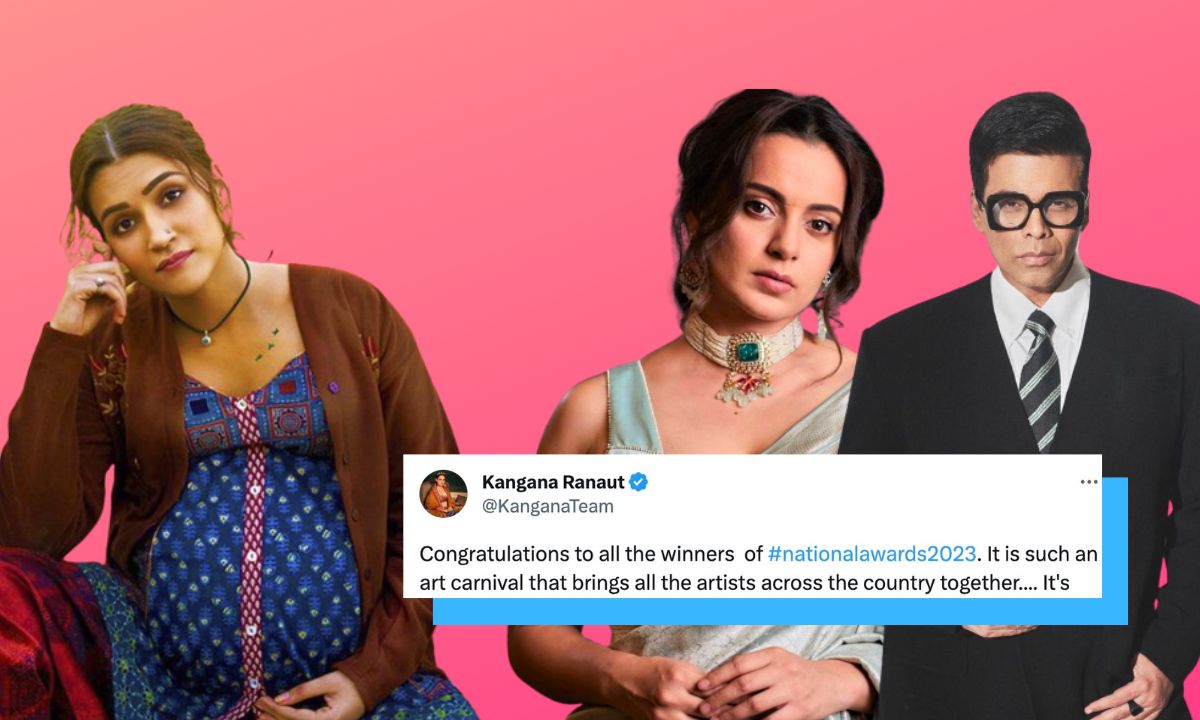 National Film Awards 2023: Kriti Sanon Expresses Gratitude; Kangana Ranaut, Karan Johar Congratulate Winners National Film Awards 2023: Kriti Sanon Expresses Gratitude; Kangana Ranaut, Karan Johar Congratulate Winners