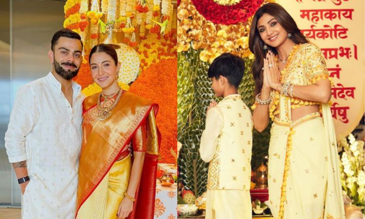 From Shilpa Shetty To Anushka Sharma, Here’s How Bollywood Stars Celebrated Ganesh Chaturthi At Home!