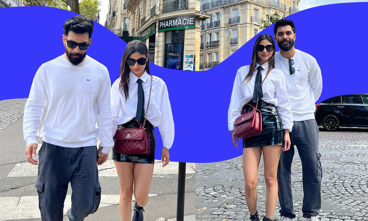 Mouni Roy Twins With Husband Suraj Nambiar In A Romantic Getaway To France