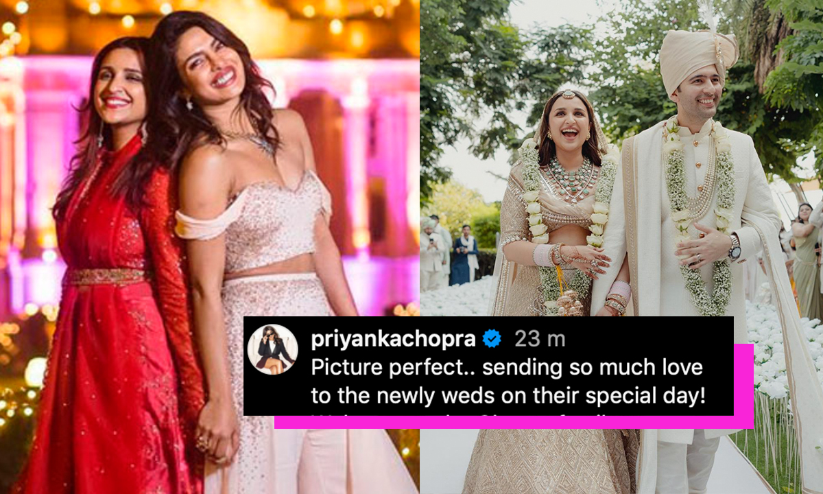 “Tisha You Are The Most Beautiful Bride,” Priyanka Chopra Showers Love On Newly Weds Parineeti Chopra And Raghav Chadha