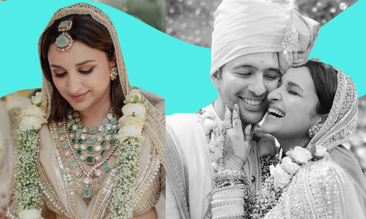 Parineeti Chopra’s Bridal Jewellery Had The Brightest Emeralds, Symbolic Kaleeras, And More
