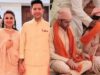 Parineeti Chopra, Raghav Chadha Shine Bright In Pastel Looks For Their Ardas Ceremony. See Pics!