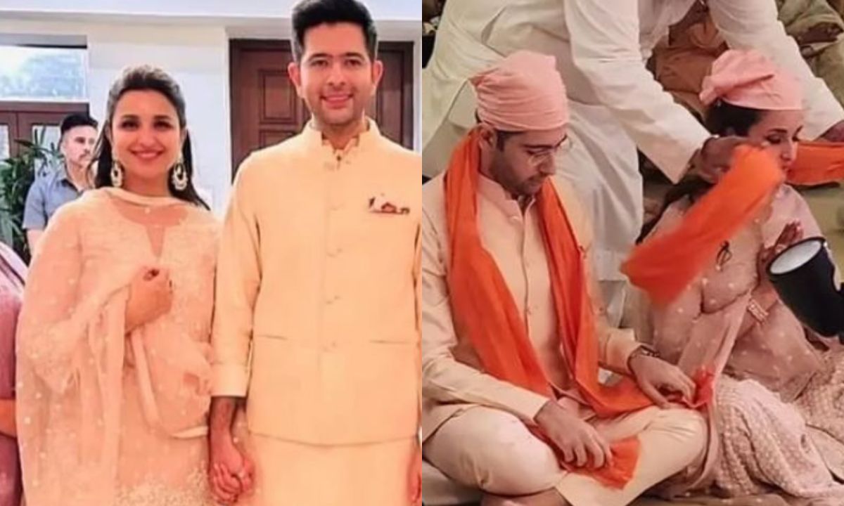 Parineeti Chopra, Raghav Chadha Shine Bright In Pastel Looks For Their Ardas Ceremony. See Pics! Parineeti Chopra, Raghav Chadha Shine Bright In Pastel Looks For Their Ardas Ceremony. See Pics!