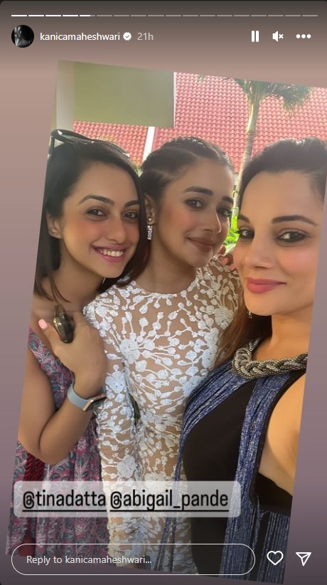 Aashka-Goradia-Brent-Goble-baby-shower-mouni-roy-tina-datta-attends-see-pics