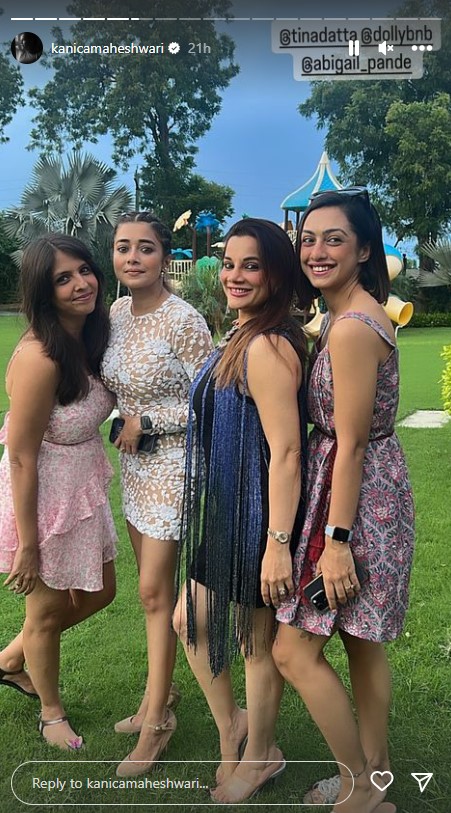 Aashka-Goradia-Brent-Goble-baby-shower-mouni-roy-tina-datta-attends-see-pics