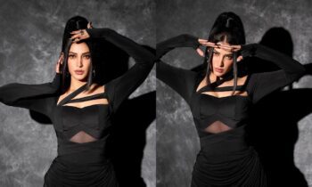 Shruti Haasan Channel’s Her Inner Femme Fatale Look In A Soft Glam Makeup look