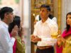 G20 Summit Day 2: UK PM Rishi Sunak, Wife Akshata Murty Perform Aarti At Akshardham Temple In Delhi