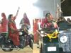 Women Perform Stunts On Bikes And Cars In Chaniya Cholis, See This Hatke Garba Night Video From Rajkot!