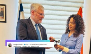 kangana-ranaut-israel-ambassador-india-meeting-tejas-actress-reactions-palestine-war-support