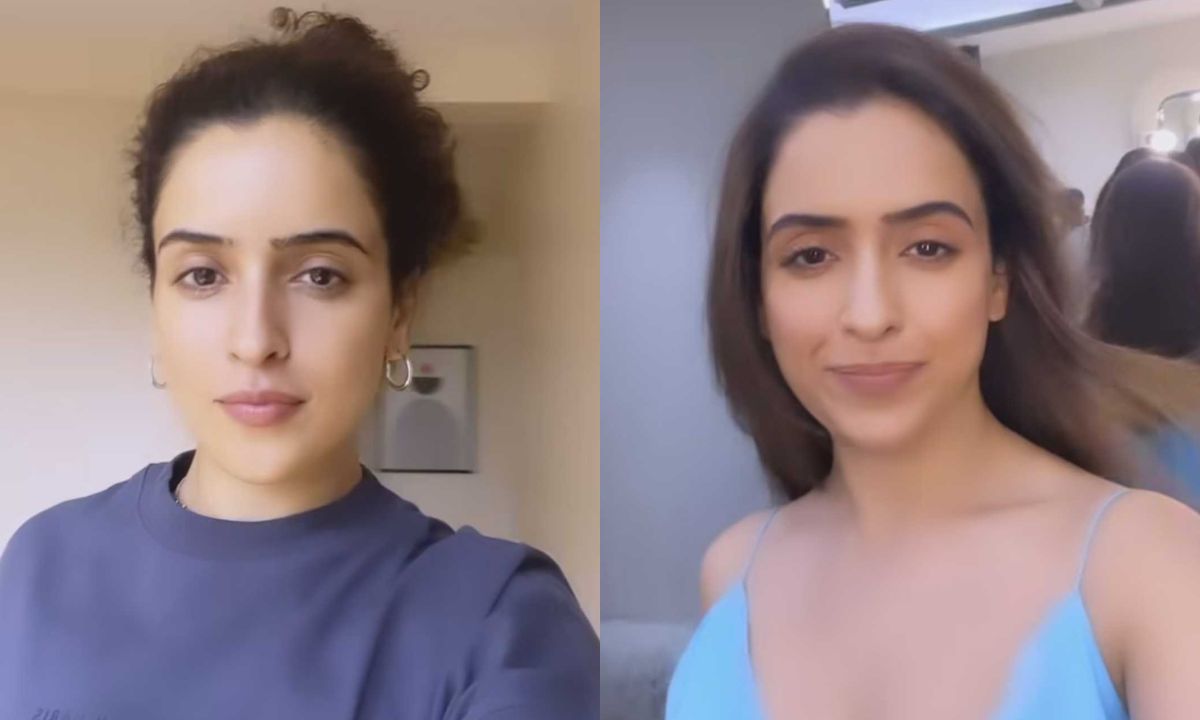 Sanya Malhotra Joins The Tube Girl Trend Bandwagon With The Most Stunning Hair Flip Transformation