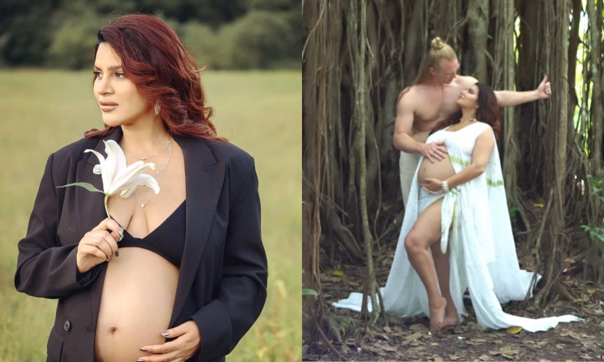 mom-to-be-Aashka-Goradia-maternity-photoshoot-husband-Brent-Goble