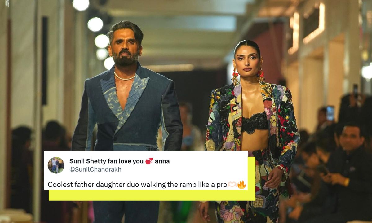 Athiya-shetty-sunil-shetty-ramp-walk-jio-world-plaza-opening-fan-twitter-reactions