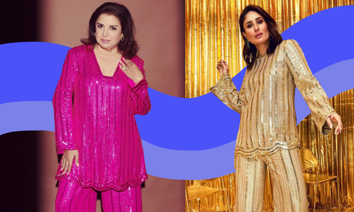 Kareena Kapoor Or Farah Khan, Who Styled This Manish Malhotra Sequin Set Better?
