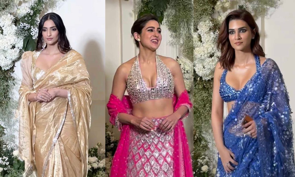 From Sonam Kapoor In Elegant Saree To Sara Ali Khan In Tacky Lehenga, Who Wore What At Manish Malhotra’s Diwali Bash!