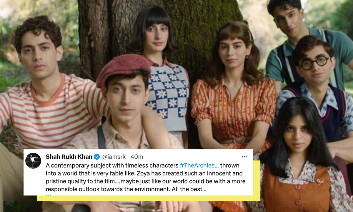The Archies Trailer: SRK, Janhvi Kapoor, And More Shower Love on Khushi Kapoor, Suhana Khan, Agastya Nanda The Archies Trailer: SRK, Janhvi Kapoor, And More Shower Love on Khushi Kapoor, Suhana Khan, Agastya Nanda