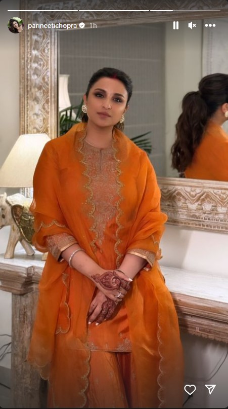 Parineeti-chopra-looks-amazing-designer-orange-sharara-suit-diwali-festive-fashion