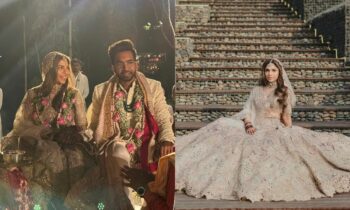 Sharmin Segal Radiates Elegance In Rimple And Harpreet Couture Lehenga At Her Wedding