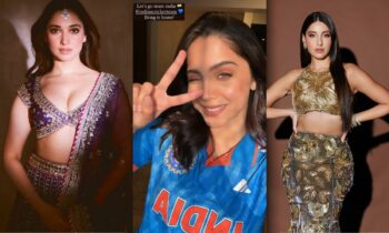 Nora-fatehi-tamannaah-bhatia-kriti-kharbanda-sharvari-celebs-wishes-pouring-for-team-India-in-world-cup-final-against-australia