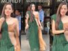 3 Reasons Why Uorfi Javed’s Green And Beige DIY Dress In An Epic Fail