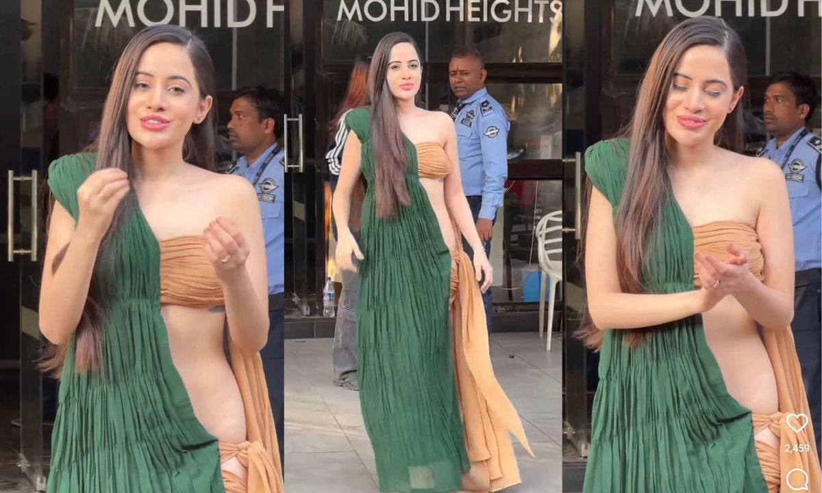 3 Reasons Why Uorfi Javed’s Green And Beige DIY Dress In An Epic Fail 3 Reasons Why Uorfi Javed’s Green And Beige DIY Dress In An Epic Fail
