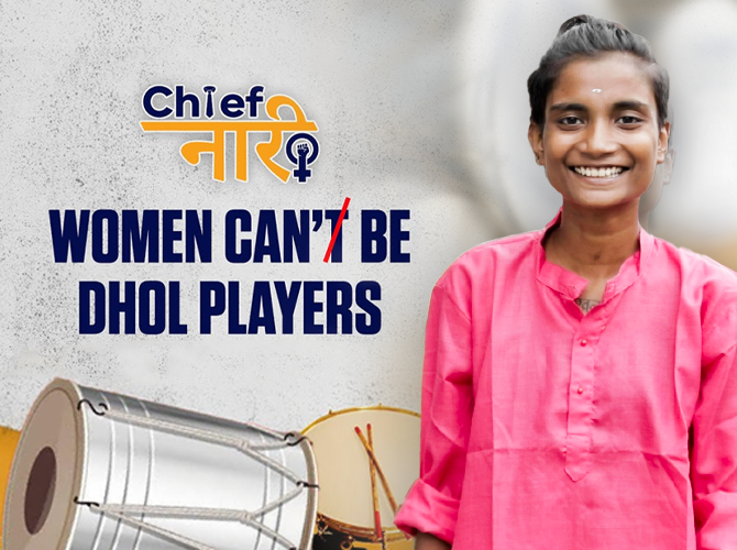 Meet Mayuri Jagtap, 23-year-old Female Dhol Tasha Player | Chief Naari |