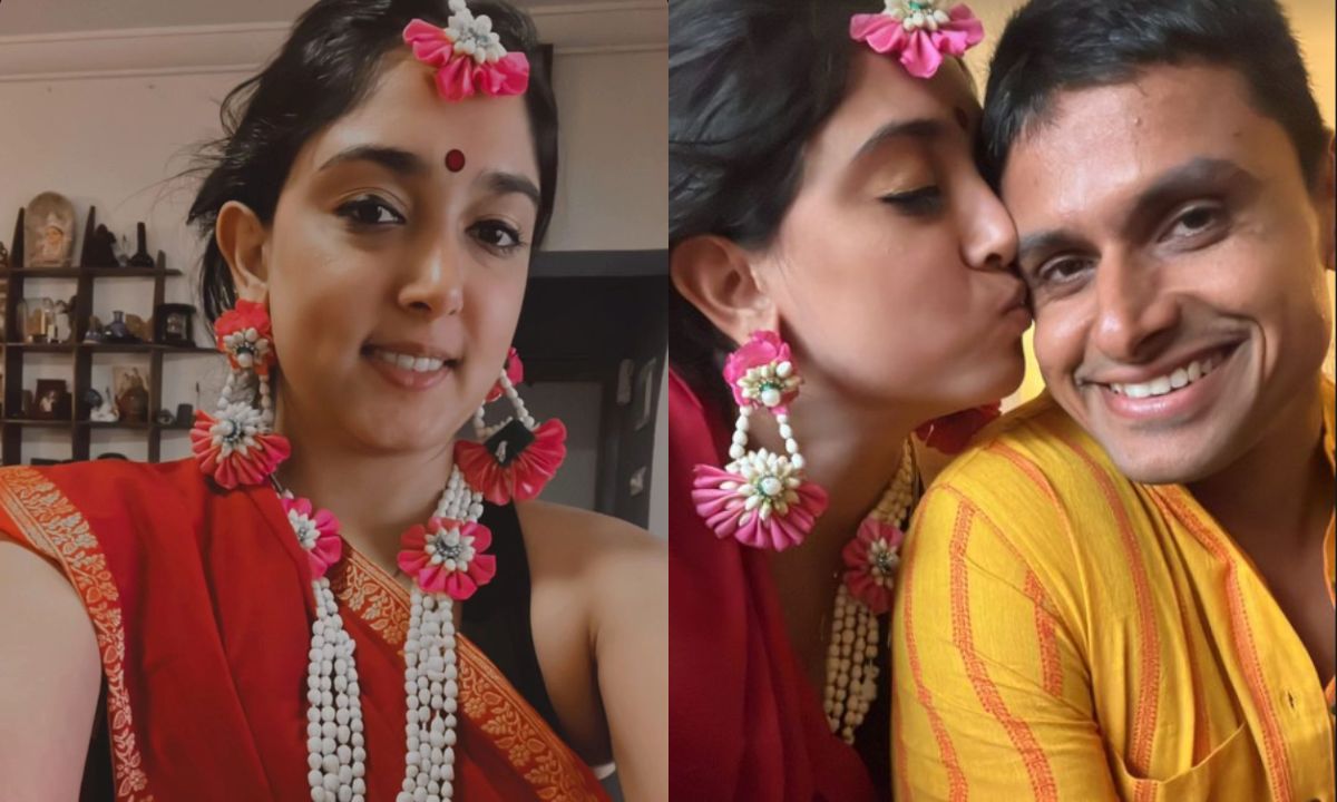 Aamir Khan की बेटी Ira Khan फूलों के गहने पहने मंगेतर Nupur Shikhare को किस करती आई नजर! Aamir Khan की बेटी Ira Khan फूलों के गहने पहने मंगेतर Nupur Shikhare को किस करती आई नजर!