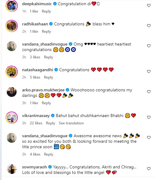 Singer-Akriti-Kakar-husband-Chirag-Arora-Welcomes-Baby-Boy-Shreya-Ghoshal-Send-Love