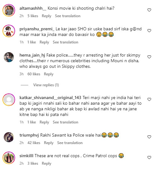 Uorfi-javed-got-arrested-for-wearing-short-dress-police-netizens-called-fake-video
