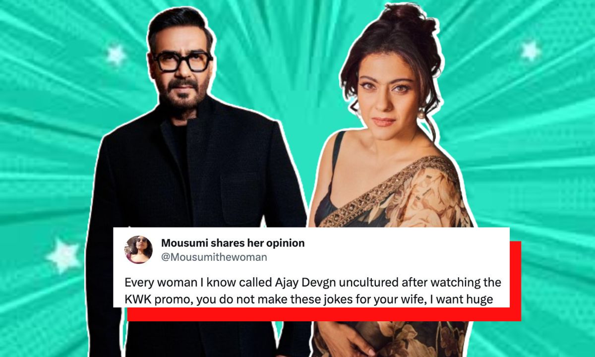 KWK 8: Ajay Devgn’s “Jokes” About Kajol Being Talkative Aren’t Funny. He Should’ve Stayed Single Like Salman! KWK 8: Ajay Devgn’s “Jokes” About Kajol Being Talkative Aren’t Funny. He Should’ve Stayed Single Like Salman!