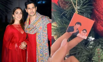 kiara-advani-sidharth-malhotra-shershaah-ornament-christmas-tree-pictures