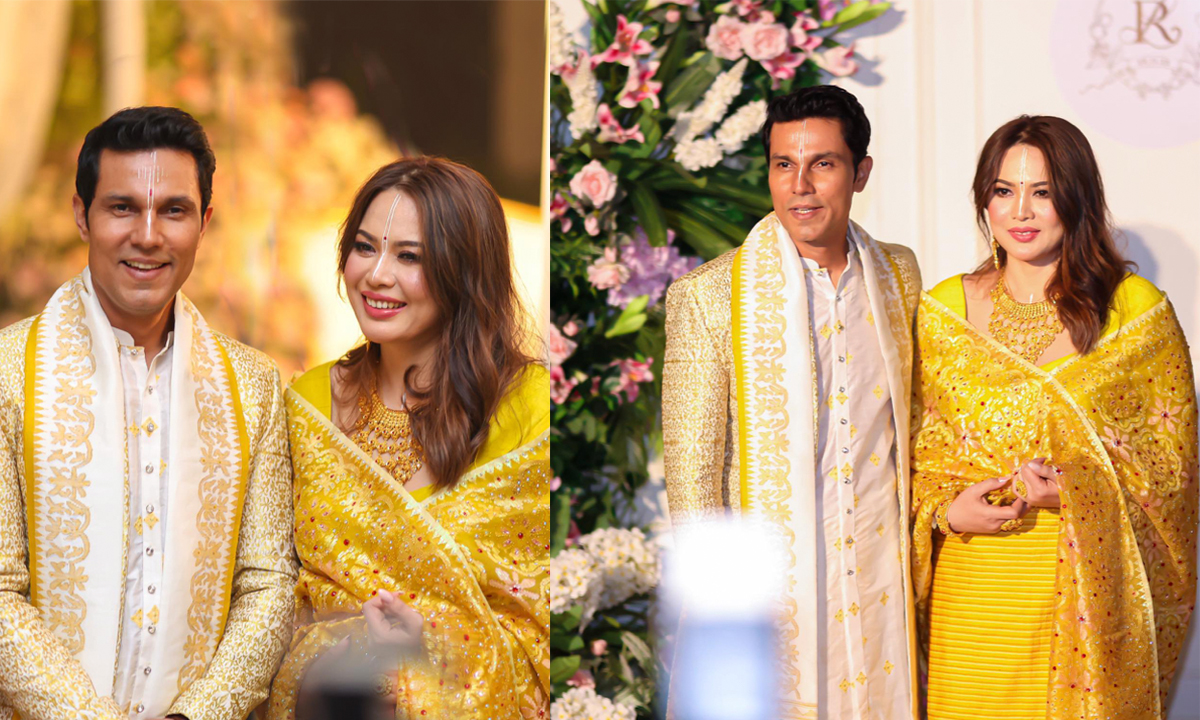 “A Happily Ever After”, Randeep Hooda, Lin Laishram Are All Smiles In New Pics From Wedding Festivities