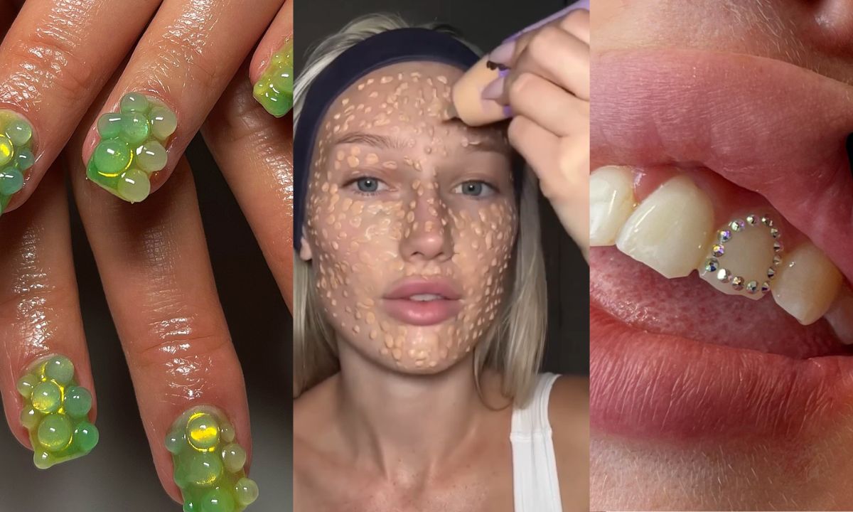 From Tooth Gems To Bubble Nails, Worst Beauty Trends Of 2023 That We Hope To Ditch In 2024 From Tooth Gems To Bubble Nails, Worst Beauty Trends Of 2023 That We Hope To Ditch In 2024