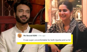 bigg-boss-17-reddit-thinks-vicky-jain-patting-ayesha-khan-thigh-uncomfortable-creepy-inappropriate-touch