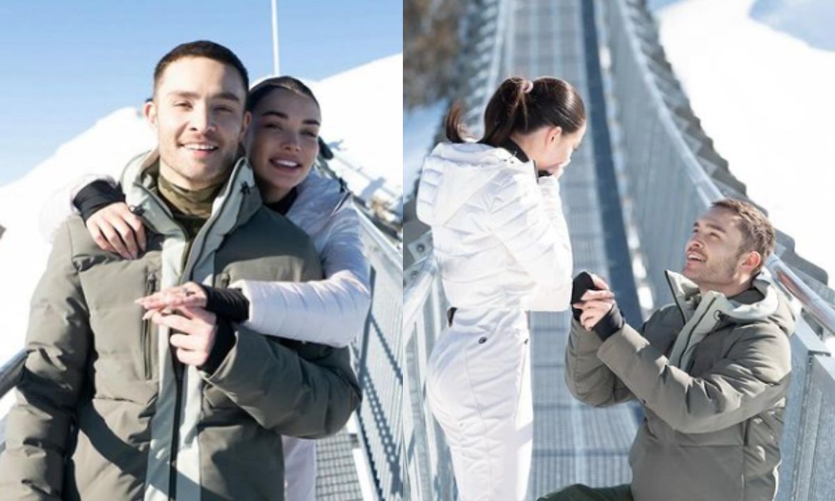 Ed Westwick AKA Chuck Bass Found His Real Life Blair Waldorf In Amy Jackson, Couple Gets Engaged In Switzerland!