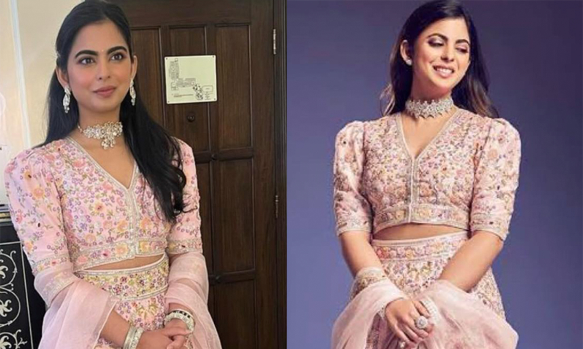 Isha Ambani Re-wore Her Abu Jani Sandeep Khosla Lehenga For The Third Time And We Stan Her Sustainable Choices